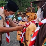 Pelantikan 73 Pramuka Siaga Garuda Kwarran Pogalan, Kabupaten Trenggalek