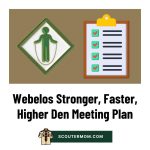 Webelos Stronger, Faster, Higher Den Meeting Plan: Free Resource for 2026